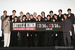 ONE N’ ONLY主演「BATTLE KING！！」総勢17人一挙登壇 BUDDiiS森愁斗はサプライズで登場 画像
