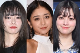 橋本環奈「おむすび」“お疲れ様会”山本舞香＆みちょぱとの密着3ショット「顔面偏差値高すぎ」「頬キス寸前」と反響相次ぐ 画像