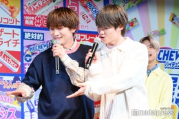 なにわ男子・藤原丈一郎＆大橋和也、即興英語で息ピッタリ「ダブルハングリー」「ビッグマネー」 画像