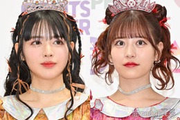 FRUITS ZIPPER月足天音＆鎮西寿々歌、“不仲説”の真相告白「初期ぐらいから一緒に自撮りをしなくなった」 画像