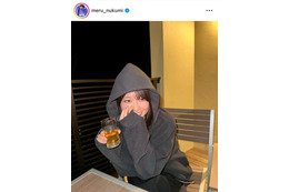 めるる、ビールを手にした幸せ顔SHOTに反響「ビジュよすぎ！」「めっちゃ可愛い」 画像