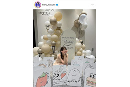 めるる、生誕祭の幸せ笑顔SHOTに反響「スタイル良い」「かわいすぎる」 画像
