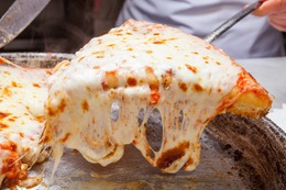 人気ピッツェリア「スポンティーニ」新宿に誕生 カリフワ生地×トロトロチーズの揚げ焼きピザ 画像