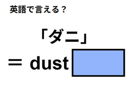 英語で「ダニ」はなんて言う？ 画像