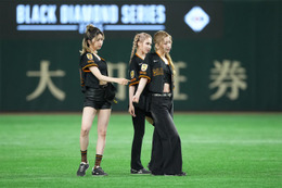 IS:SUE、初の始球式に登場 東京ドームで新曲生歌唱も【BLACK DIAMOND SERIES2025】 画像