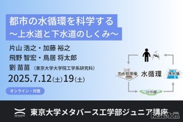 東大ジュニア講座「都市の水循環を科学する」全3回7月