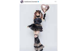 1児の母・田中れいな、変わらぬ美貌を披露したミニ丈衣装SHOTに「まじで激カワ」「最強すぎる」の声