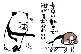 愛犬の鼻をよく観察してみると…マッシュルームの断面図みたい！【パンダと犬 ＃４】
