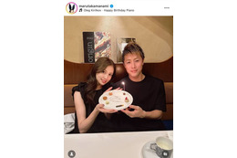 丸高愛実、夫・柿谷曜一朗と夫婦水入らずで過ごしたバースデーSHOTに反響「ラブラブ」「素敵な一年になりますように」