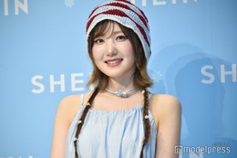 SAY MY NAME本田仁美、夏全開キャミで肌見せ＆個性派三つ編みスタイル披露 SHEIN夏モデルに就任