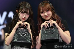 辻ちゃん長女・希空（のあ）＆MINAMI、ペアランウェイでお揃いポーズ ドーリーなリンクコーデ披露【オキコレ2025】