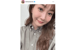 「肌が綺麗」藤本美貴、前髪カット後の顔アップSHOTに反響「若く見えます」「可愛い」