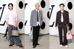 平野紫耀・YUTA・J-HOPEら「ルイ・ヴィトン」ファッションショー来場 パリに豪華ゲスト集結