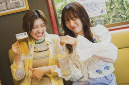 私立恵比寿中学・小林歌穂＆中山莉子、仲良く笑顔でパシャリ！“カホリコ”の絆が伝わるラストぺアグラビア