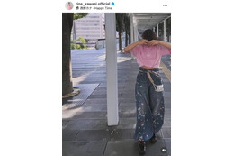 川栄李奈、西野カナのライブへ！お腹チラリの参戦コーデに「プライベートもお洒落」「可愛い」の声
