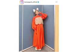 矢口真里、頭の猫耳がチャーミングな衣装SHOTに「可愛すぎます」「凄くお似合いです」の声