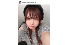 田中れいな、ピンク髪が引き立つモノトーンコーデSHOTに「可愛すぎる」「似合う」の声 画像