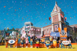 USJ「ミニオン・パーク」エリア拡張後初公開 “映画の世界そのまま”新アトラクションにゲストも興奮