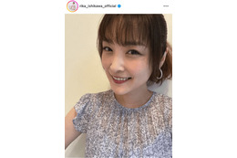 「反則級やん」石川梨華、長めのアイラインがキュートなメイクSHOTをファン絶賛「激かわですね」