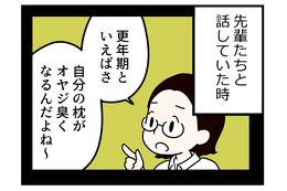 「更年期世代は枕がオジサン臭くなる」って先輩が言ってたけど、私の場合はそれだけじゃなくて【マンガ100人の更年期R】#5