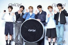 NCT WISH、サクヤのハプニングを抜群チームプレーでカバー アンバサダー就任発表会に登場
