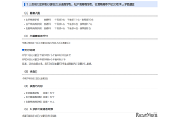 【高校受験2025】千葉県公立高の秋季入試日、定時制8/22・通信制9/5
