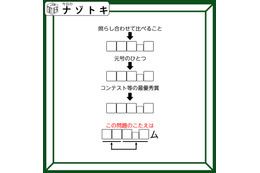 クイズです！「照らし合わせて比べること、とは？」ヒントは、同じ文字！答えはどんな言葉？【難易度LV３.・中辛】