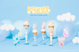 ジェラートピケカフェ「ドラえもん」とコラボ 特別仕様のクレープやジェラート、ソーダが登場 画像