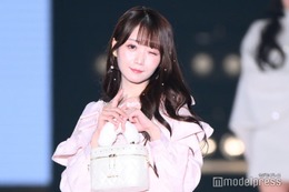 ＝LOVE大谷映美里、甘めピンクワンピで降臨 ウインクにキュン【関コレ2025A/W】