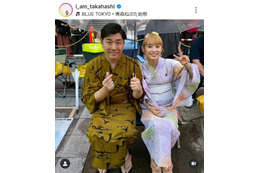 高橋愛、夫・あべこうじと浴衣姿で青森ねぶた祭を満喫！「一緒に見れてよかったね」「尊いー」と反響