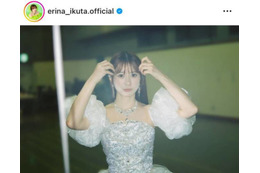 生田衣梨奈、羽賀朱音撮影のモー娘。卒コンドレスSHOTにファン歓喜「貴重なお写真」「あまりにもプリンセス」
