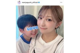 矢口真里、3歳次男は“歌うま画伯”！ほっこりSHOTに反響「センスあるね」「素敵すぎる」