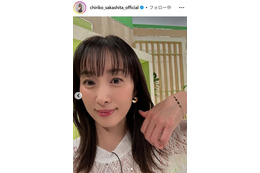 坂下千里子、夫婦2ショット公開 テニス・ミックスダブルスで優勝「ほぼ相方のおかげ」