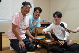 城島茂＆SixTONES森本慎太郎、チャリティーランナー・SUPER EIGHT横山裕にサプライズで“差し入れ”「めっちゃうまい」【24時間テレビ48】