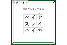 クイズです！「矢印からまいてよめ」どんな言葉が隠れているでしょうか？【難易度LV２.・甘口】