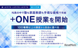 ZEN大学連携、100講座から選べる「+ONE授業」など…N高グループの新制度