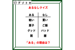あるなしクイズです！「軽い、ドッグ、菓子にあるものって？」あるの共通点を考えましょう【難易度LV３.・中辛】