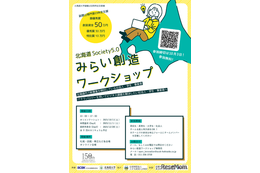 北海道Society5.0みらい創造WS…高校・高専・大学生募集