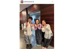 藤本美貴、夫・庄司＆横澤夏子との笑顔SHOTを公開「仕事終わりに会いにきてくれた」