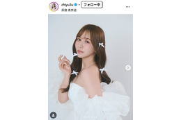 28kg減量話題の元AKB48河西智美、胸元ざっくりワンピ姿に「スタイル神」「女神降臨」の声 画像