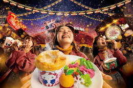 USJ、クリスマス彩る限定フード＆グッズ公開 ハローキティやスヌーピーがモチーフのキャラメニューも