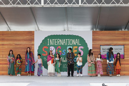 山下幸輝・「今日好き」米澤りあら、キッズモデルとランウェイ オリエンタルファッション着こなす【SDGs FES】