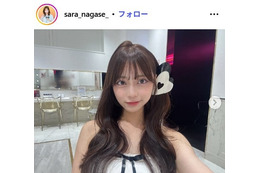 「今日好き」永瀬さら「初でーと」でのミニ丈ルック披露「スタイル完璧」「ビジュ良すぎ」の声