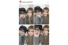 鈴木奈々、益若つばさとの仲良しSHOTに反響「２人ともめちゃめちゃ可愛い」「仲いいね」