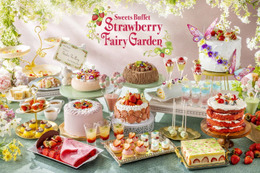 ヒルトン東京ベイで妖精の遊び心を表現した苺ビュッフェ、約35種のスイーツ＆セイボリーが食べ放題 画像