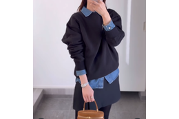 【GU】メンズ定番品をゆるく着こなす。シンプルきれいな大人カジュアル【40代の毎日コーデ】