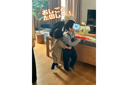 ニッチェ江上、5歳長男・3歳長女と親子共演！「兄妹揃って名役者」「将来は俳優さんかなぁ」の声