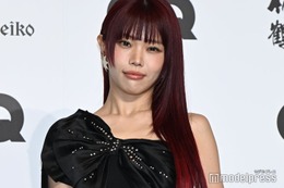 アイナ・ジ・エンド、ワンショルブラックドレスで登場 BiSH解散後のソロ活動への思い「不安になって」【GQ MEN OF THE YEAR 2025】 画像