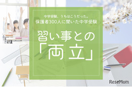 保護者300人に聞いた中学受験…「習い事は続ける？辞める？」後悔しない選び方とは