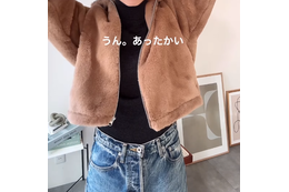 大人のふわふわアウター。今季のねらい目は【GU】ファーブルゾン！着心地とトレンド感が嬉しい 【40代の毎日コーデ】